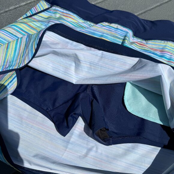 Lands End Women's Quick Dry Board Skort Swim Skirt Size 10 - Picture 3 of 4